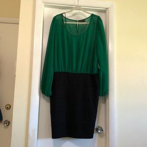 Sexy green top with tight banded style bottom